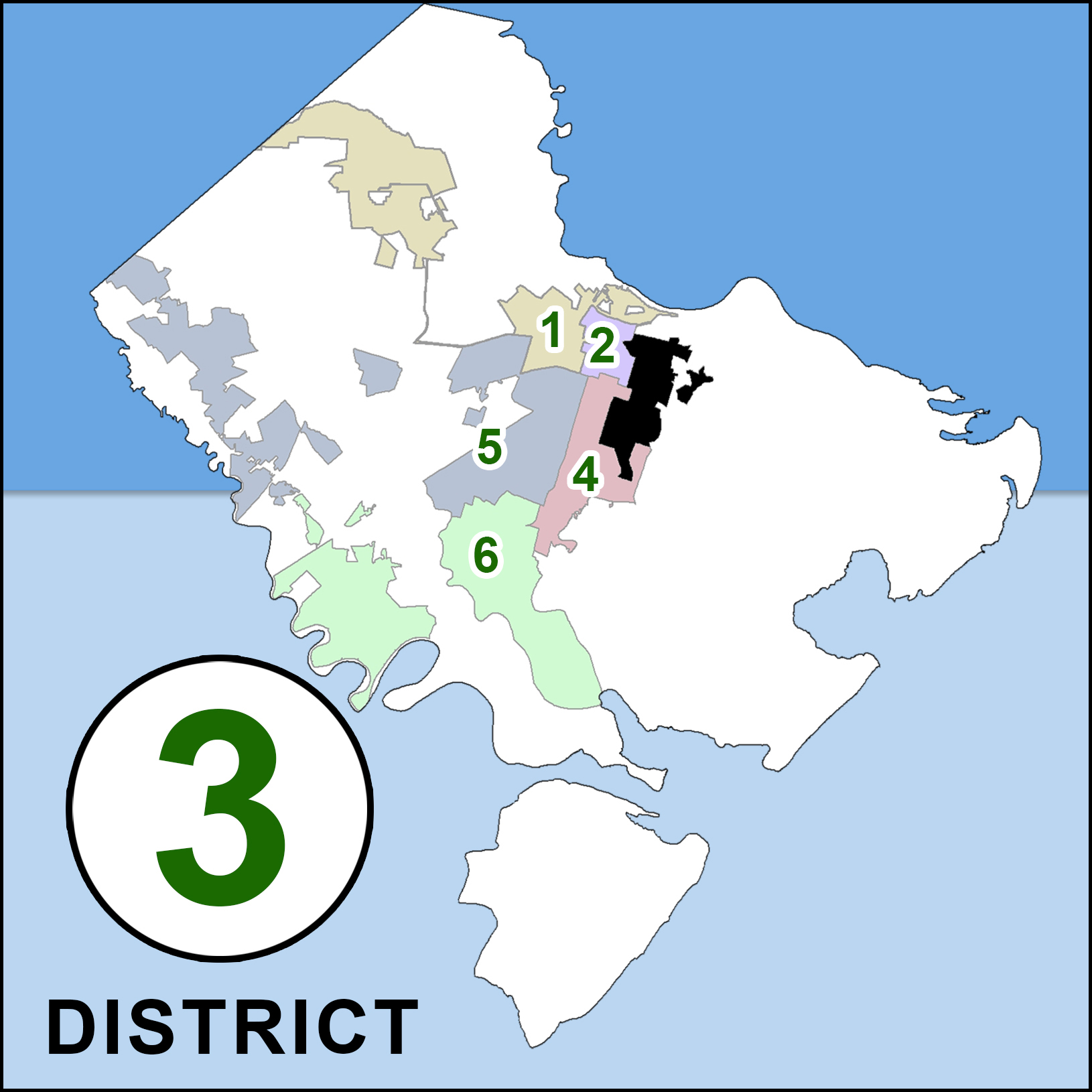 City Council District 3 map