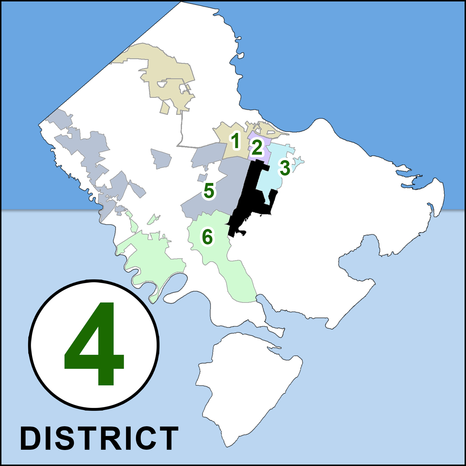 City Council District 4 map